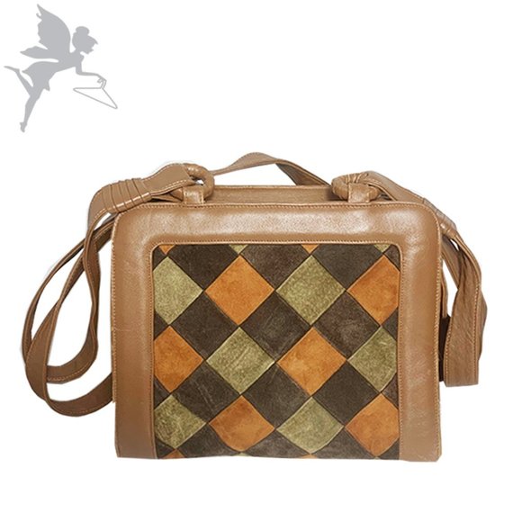 Sondra Roberts Handbags - VINTAGE Sondra Roberts patchwork purse